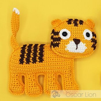 Kit de crochet DIY - Tigre Oscar 1