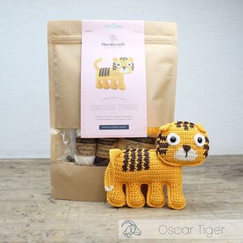 Kit de crochet DIY - Tigre Oscar 2
