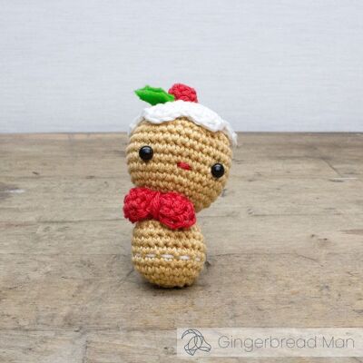 Kit de crochet DIY - Mini Bonhomme en Pain d'Épice