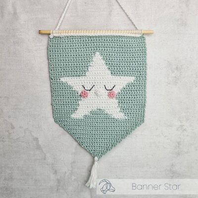 DIY Crochet Kit - Wall Hanger Star