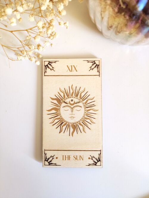 Carte de Tarot magnétique SUN