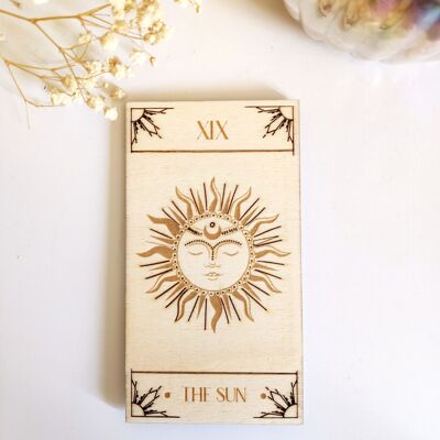 SUN Magnetische Tarotkarte