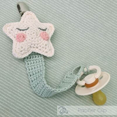 DIY Crochet Kit - Pacifier Cord Star