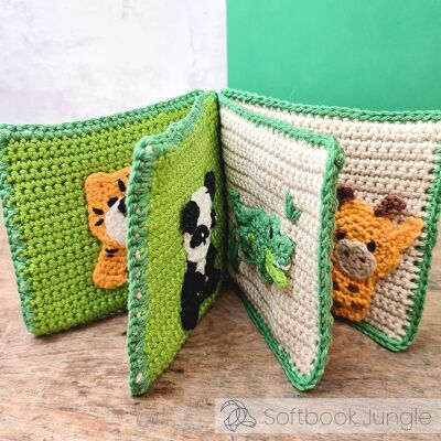 DIY Crochet Kit - Soft Booklet - Jungle
