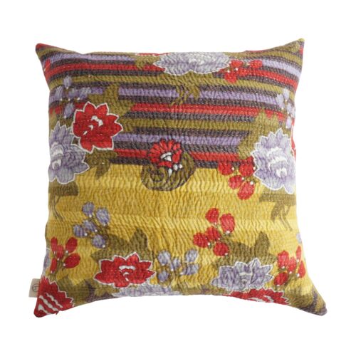 Coussin en Kantha N°314