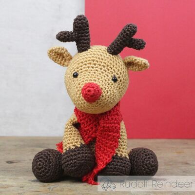 DIY Crochet Kit - Rudolph Reindeer