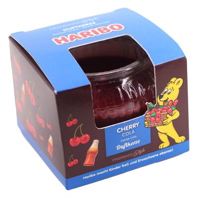 Bougie parfumée dans un coffret cadeau Haribo Cherry Cola - 85g