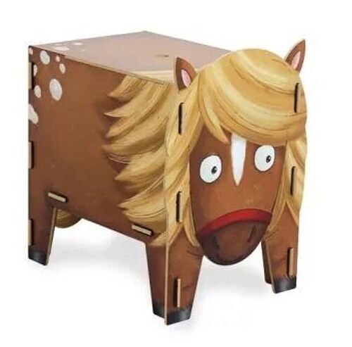 Hocker Vierbeiner - Pony aus Holz
