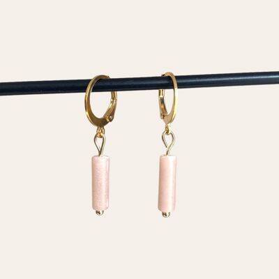 Boucles d'oreilles | Aventurine quartz rose