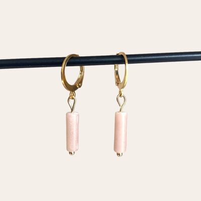 Earrings | Aventurine quartz pink