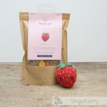 Kit de crochet DIY - Cintre pour sac aux fraises 2