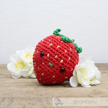 Kit de crochet DIY - Cintre pour sac aux fraises 3