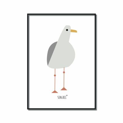 Poster A4 | Möwe