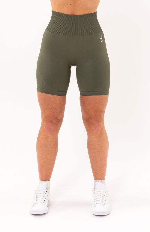 Limitless Seamless Shorts - Olive Fade