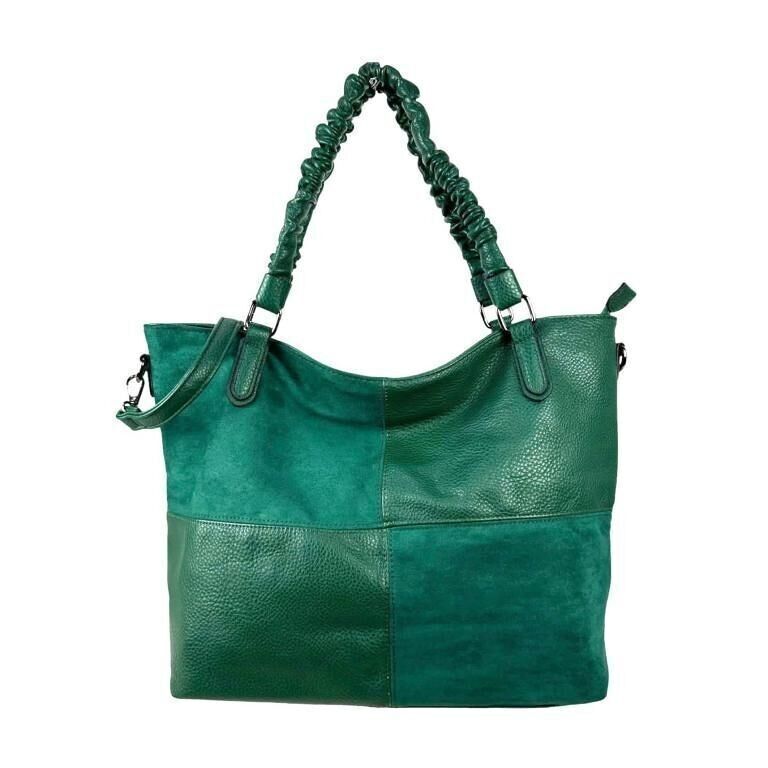 Borsa da donna grande sintetica con design quadrato. B2B