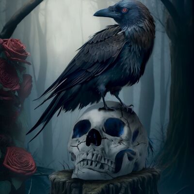 the raven and the skull