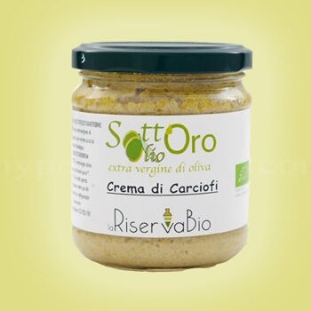 Crème d'artichaut bio à l'huile d'olive extra vierge 2