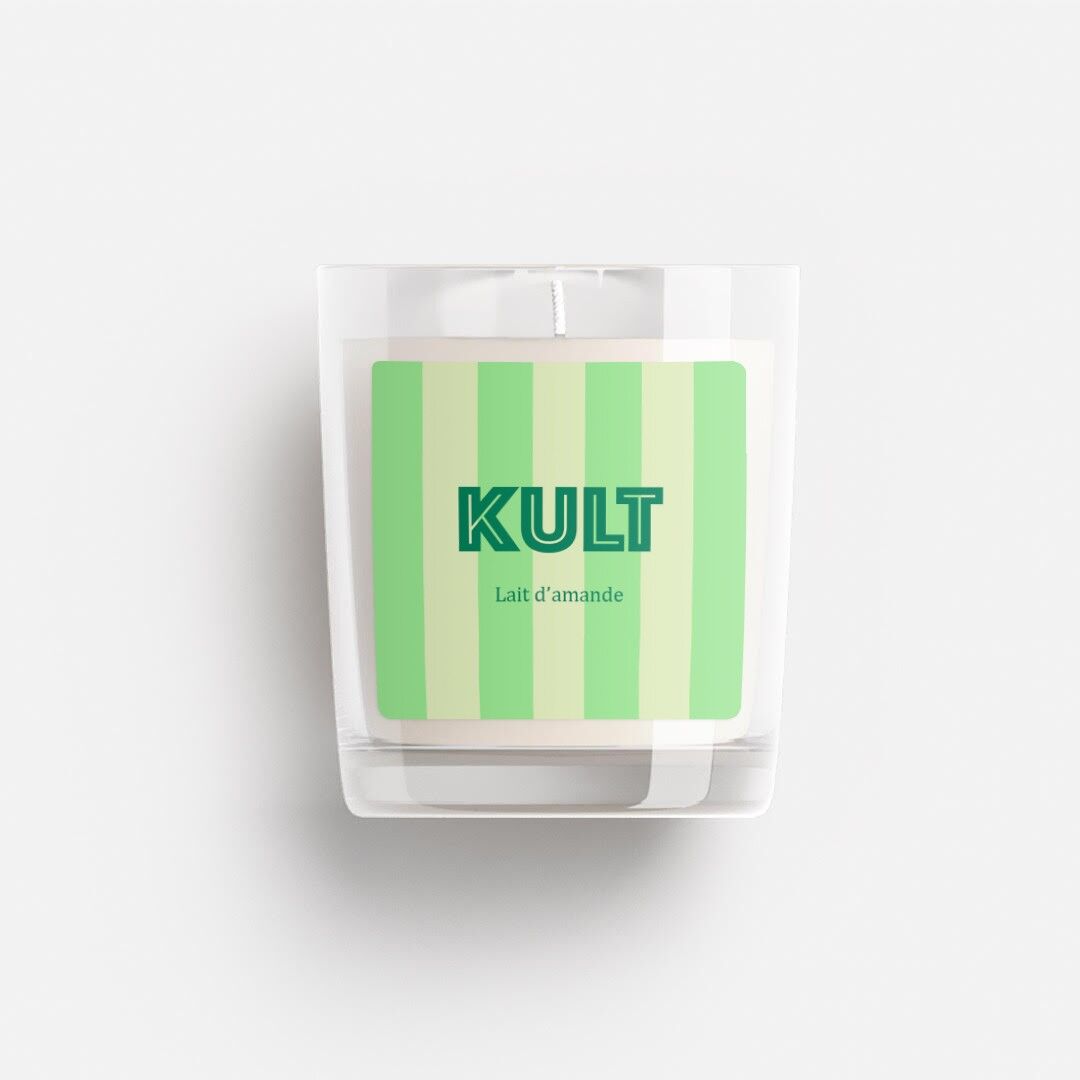 Candela in cera di soia &quot;Latte di mandorla&quot;