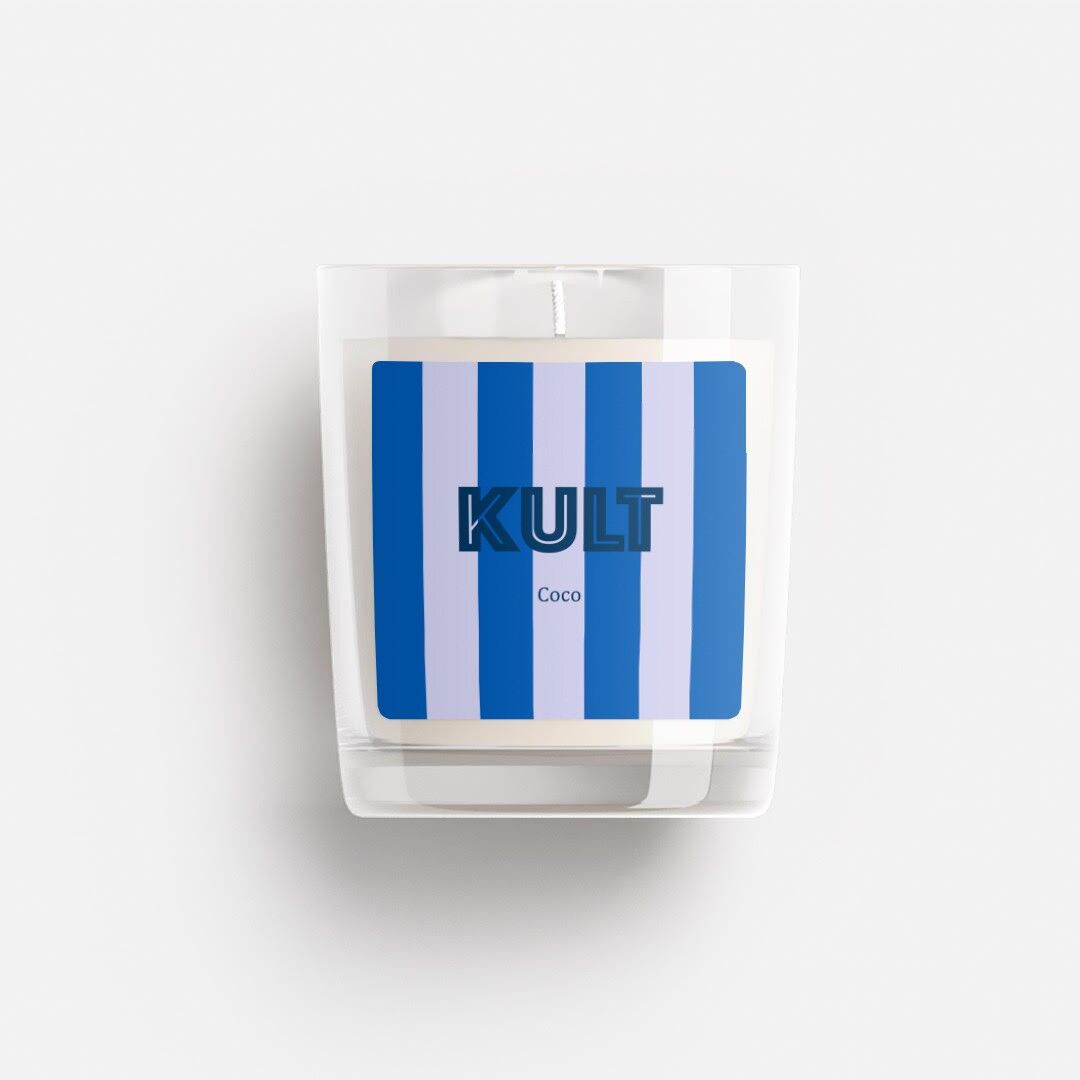 Candela in cera di soia &quot;Cocco&quot;