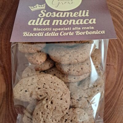 Sosamelli alla monaca - spiced biscuits with almonds, apple, candied fruit and cinnamon 200g pack