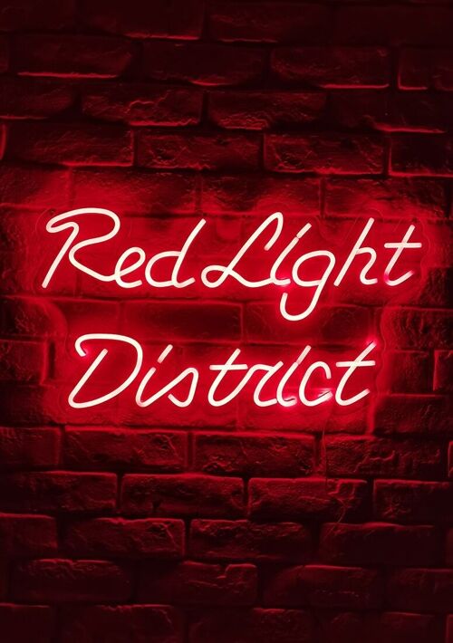 OHNO Woonaccessoires Neon Sign - Red Light - Neon Verlichting - Rood