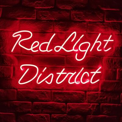 OHNO Woonaccessoires Neon Sign - Red Light - Neon Verlichting - Rood