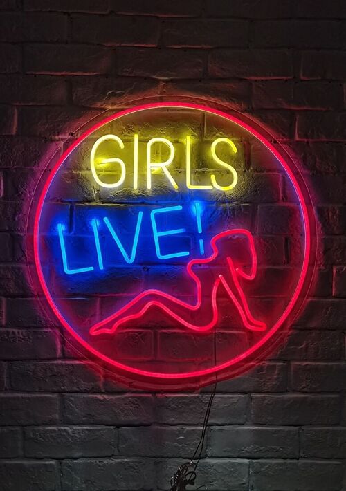 OHNO Woonaccessoires Neon Sign - Girls - Neon Verlichting - Rood