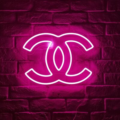 OHNO Woonaccessoires Neon Sign - Fashion 2 - Neon Verlichting - Roze