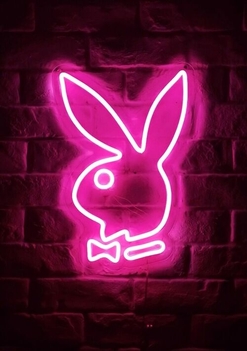 OHNO Woonaccessoires Neon Sign - Bunny - Neon Verlichting - Roze