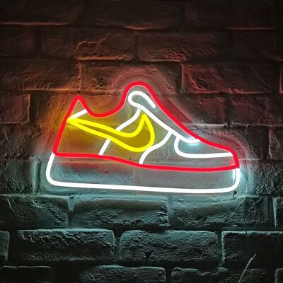 OHNO Woonaccessoires Neon Sign - Sneaker 1 - Neon Verlichting - Rood