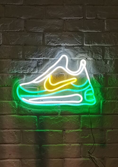 OHNO Woonaccessoires Neon Sign - Sneaker 2 - Neon Verlichting - Groen
