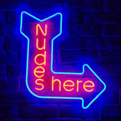 OHNO Woonaccessoires Neon Sign - Nudes - Neon Verlichting - Roze