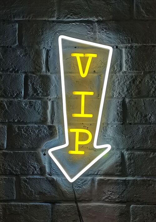 OHNO Woonaccessoires Neon Sign - VIP - Neon Verlichting - Geel