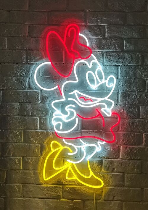OHNO Woonaccessoires Neon Sign - Mouse 2 - Neon Verlichting - Wit