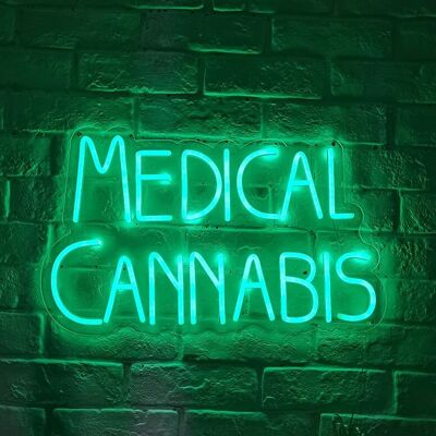 OHNO Woonaccessoires Neon Sign - Medical Cannabis - Neon Verlichting - Groen