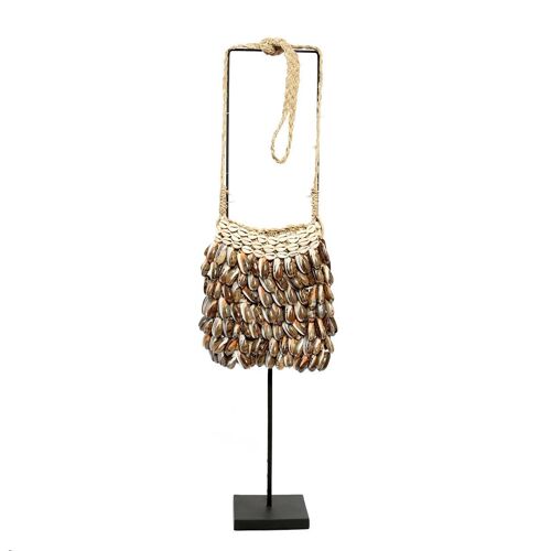 The Shell Purse on Stand