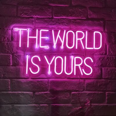 OHNO Woonaccessoires Neon Sign - Yours - Neon Verlichting - Roze
