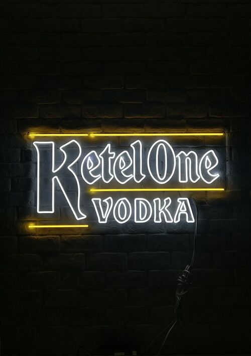 OHNO Woonaccessoires Neon Sign - Vodka 3 - Neon Verlichting - Rood