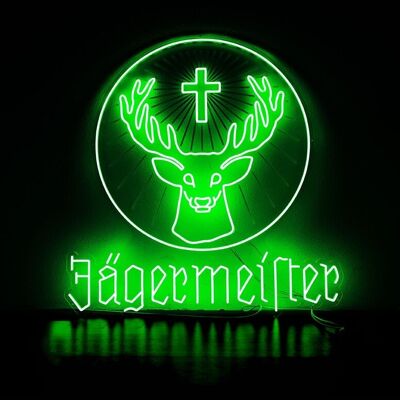 OHNO Woonaccessoires Neon Sign - Jager - Neon Verlichting - Oranje