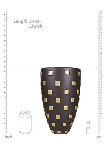 OHNO Accessoires pour la maison Vase Ademas - Noir 5