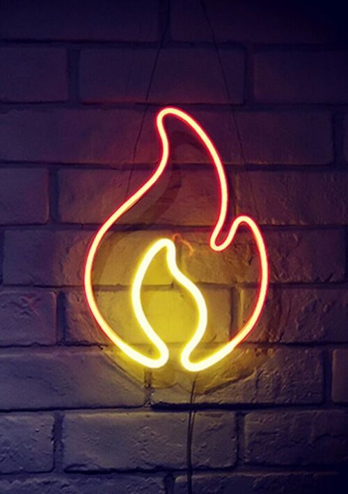 OHNO Woonaccessoires Neon Sign - Flame