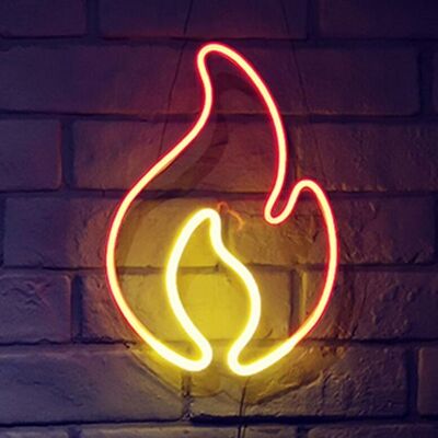 OHNO Woonaccessoires Neon Sign - Flame