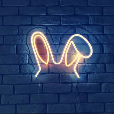 OHNO Woonaccessoires Neon Sign - Bunny Ears