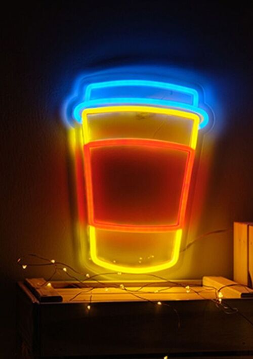 OHNO Woonaccessoires Neon Sign - Coffee Cup