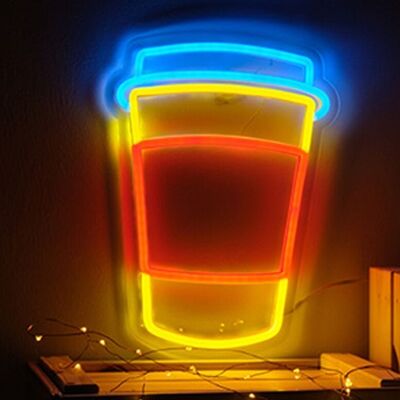 OHNO Woonaccessoires Neon Sign - Coffee Cup