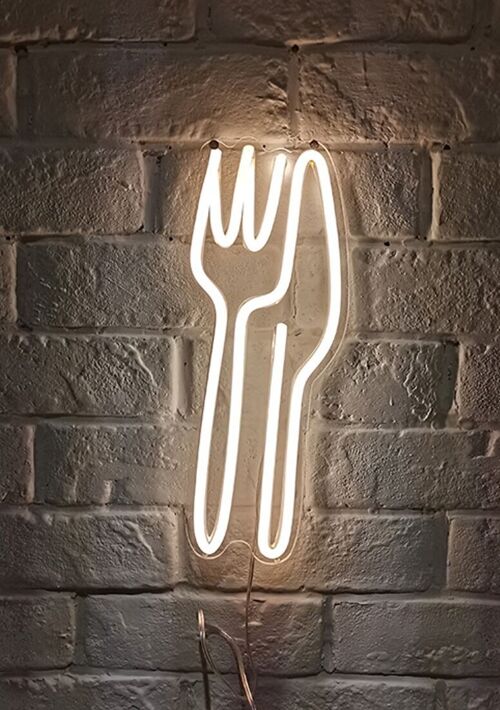 OHNO Woonaccessoires Neon Sign - Cutlery