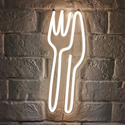 OHNO Woonaccessoires Neon Sign - Cutlery