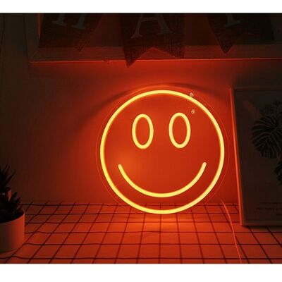 OHNO Woonaccessoires Neon Sign - Happy Smiley