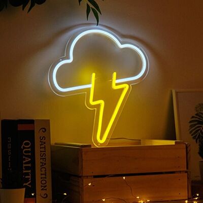 OHNO Woonaccessoires Neon Sign - Thunder Cloud