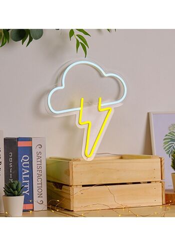 OHNO Home Accessories Enseigne Néon - Thunder Cloud 2